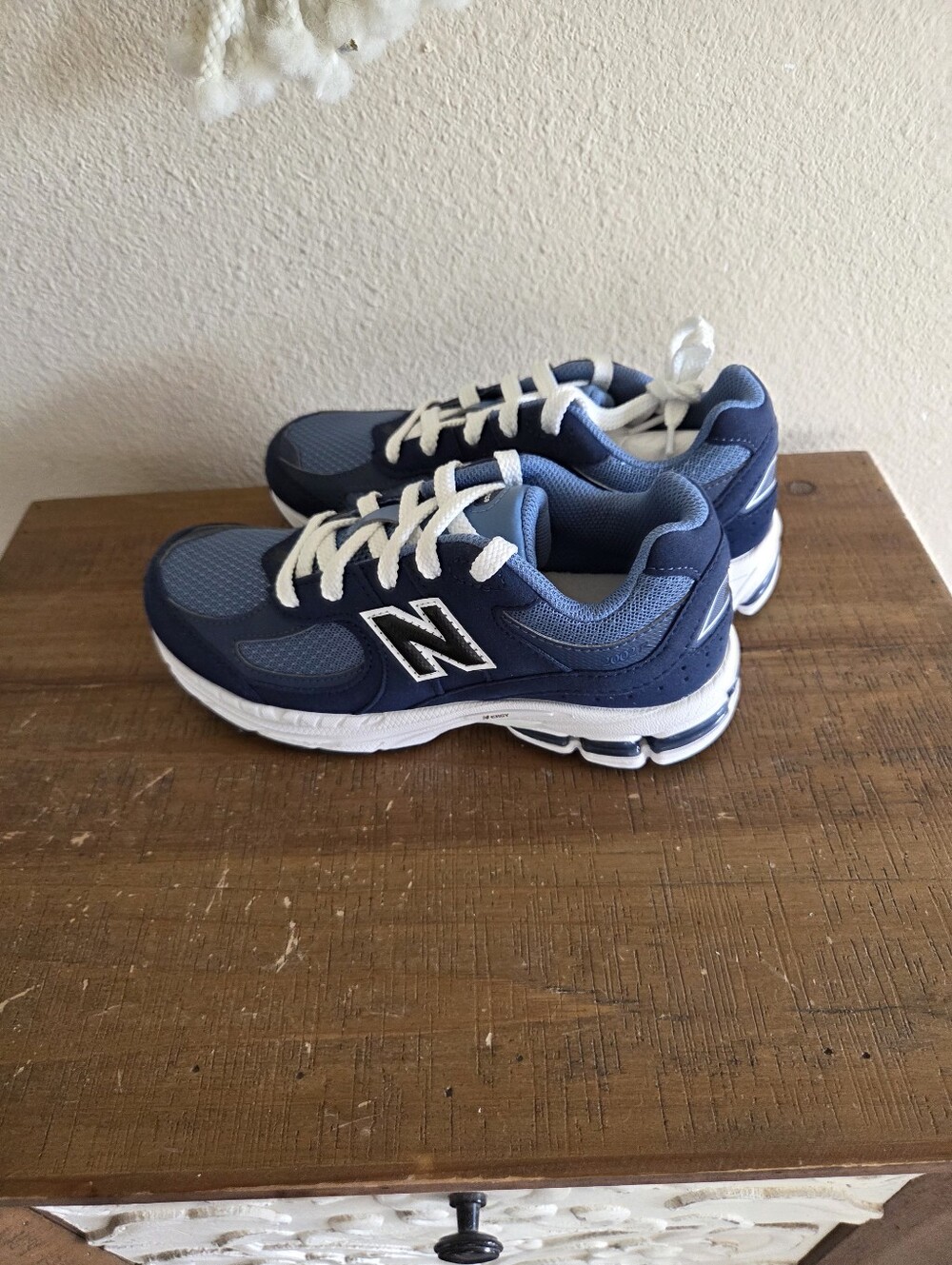 New Balance Kids Blue Preschool 2002 Lace Shoes Size 3 NWT - Picture 3 of 10